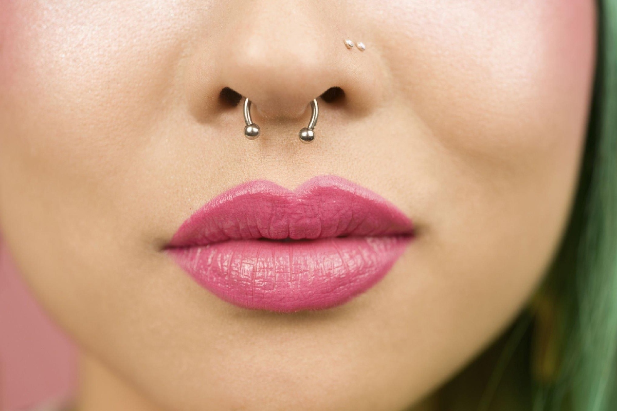 Small Septum Piercing History Benefits Use And Jewellery   New Project 7 